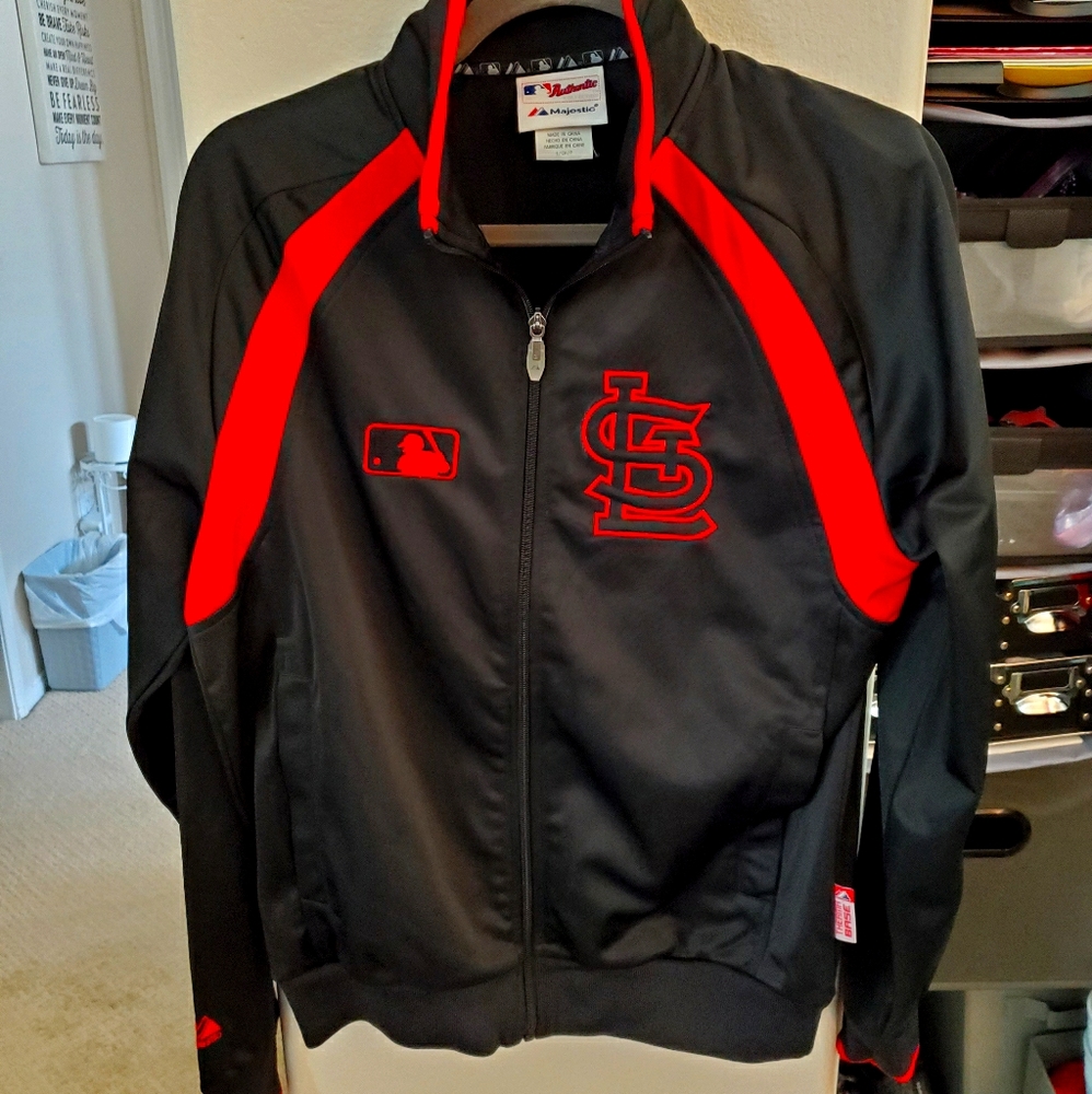 St. Louis Cardinals Black and Red Jacket
